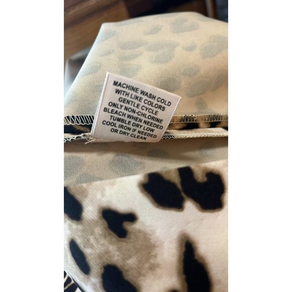 Philosophy animal print skirt sz10 no flaws or defects gold back zipper professi - Picture 6 of 9